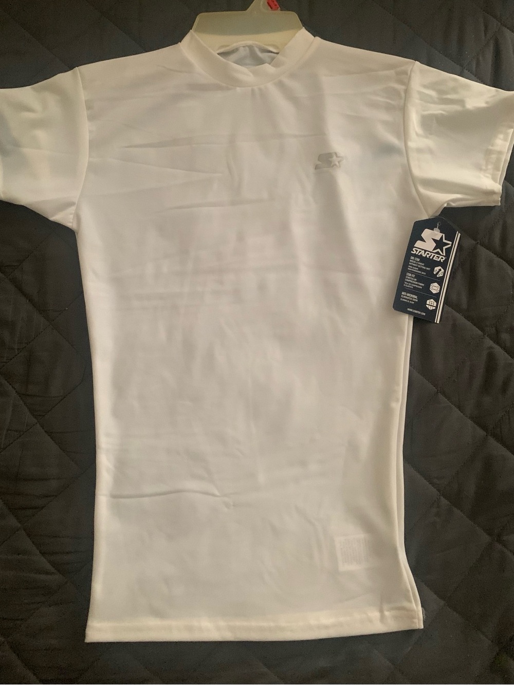 STARTER White Short Sleeve Compression Shirt
